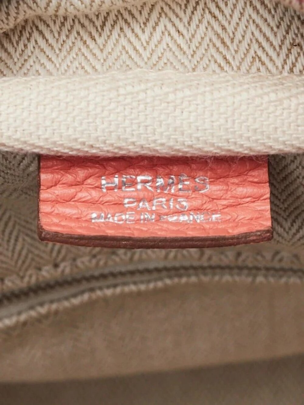 Hermes 35cm Crevette Clemence Leather Victoria II Bag - Picture 11 of 12